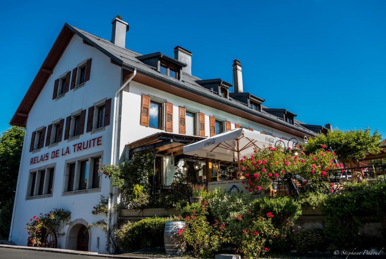 Hotel De La Truite & Spa Le Petit Nautilus Le Pont Exterior photo
